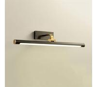 GTHTUHFD Led Vanity Light Bathroom Mirror Front Lamp, Adjustable Copper Bath Wall Vanity Sconce Above Mirror, Rotatable Linear Bathroom Light Fixture Indoor,57cm