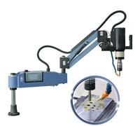 GTHTUHFD M3-M16-Electric-Tapping-Machine-0-375Rpm/Min-Electric-Tapper-Machine-Tapping-Arm-8Pcs-Standard-Collets-Universal-Type-Flexible-Arm-Nut-Tapping-Machine