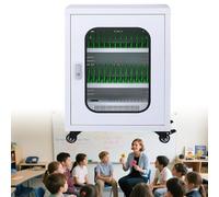 GTHTUHFD Mobile Phone Charging Station, Usb Rechargeable Storage Locker For Cell Phones, 50 Slots Mobile Phone Charging Cabinet For Conference Rooms,40slots
