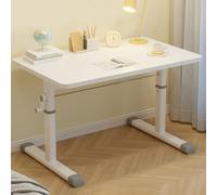 GTHTUHFD Modern Height Adjustable Standing Desk for Home Office 65 90cm One Piece Table Top PC Table for Bedroom and Powder Room,One Color-120 * 60*(65-90) cm