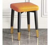 GTHTUHFD Modern Set Of 4 Stacking Dining Chairs, 45Cm Bar Stools, Metal & Wood Design, 90.7Kg Capacity, Perfect For Kitchen & Restaurant Use,A4