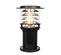 GTHTUHFD Modern Simple Post Lamp, Outdoor Pillar Lighting, Waterproof Street Light For Garden Patio Driveway Pathway,Black-Height:11.8inch/30cm