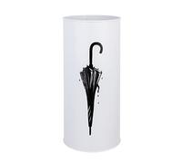 GTHTUHFD Office Umbrella Stand Organizer Iron Round Umbrella Stand Simple Storage Bucket Receiving Rack Holder For Home Entrance For The Front Door,White-20 * 20 * 45cm