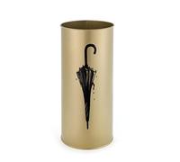 GTHTUHFD Office Umbrella Stand Organizer Iron Round Umbrella Stand Simple Storage Bucket Receiving Rack Holder For Home Entrance For The Front Door,Gold-20 * 20 * 45cm