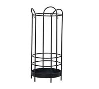 GTHTUHFD Office Umbrella Stand Organizer Modern Simplicity Wrought Iron Umbrella Stand Home Living Room Hotel Lobby Holder Shelf Doorway Rack For The Front Door,B-black