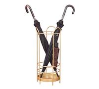 GTHTUHFD Office Umbrella Stand Organizer Modern Simplicity Wrought Iron Umbrella Stand Home Living Room Hotel Lobby Holder Shelf Doorway Rack For The Front Door,C-gold
