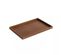 GTHTUHFD Outdoor Tray Coffee Table Tray Japanese Wooden Tray Pizza Tea Tray Rectangular Household Cake Solid Wood Water Cup Tray Cafe Service Meal Tray Kitchen Tray,B