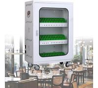 GTHTUHFD Phone Storage Cabinet Rechargeable Mobile Phone Charging Cabinet, Device Mobile Charging Station And Storage Cart, Portable Cellphone Charging Locker, Ideal For Stud,50slots