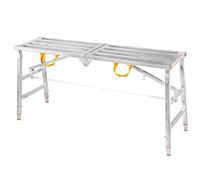 GTHTUHFD Portable Folding Scaffold Tower - Galvanised Steel Scaffolding For Home Renovation - Easy Transport & Storage 15.75" X 78.74" High Work Capacity Mesh Face Desig,Mesh Face-15.75 X62.99 in