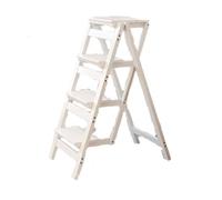 GTHTUHFD Portable Solid Wood Folding Step Stool - Climbing Ladder For Home & Kitchen Easy-Install Sky Blue Step Chair For Indoor Ramps Lightweight & Sturdy Design
