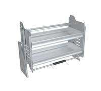 GTHTUHFD Pull Down Cabinet Organizer,2 Tier Pull Down Spice Rack Load Bearing 10kg,Pull-Down Storage Rack,Wall Cabinet Spice Storage Organizer for Cupboard Bar Cafe Stor,714x560x270mm