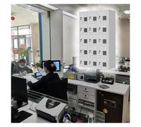 GTHTUHFD Secure Phone Cabinet With Lock & Clear Acrylic Window, 4-Tier Telephone Storage For Exam Centers, Libraries & Military - 53.9 X 22.6 X 88.1 Cm,One Color-4 Tiers20.9