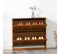 GTHTUHFD Shoe Rackshoe Rack Farmhouse Entry Decorative Furniture Natural Shoe Cabinet Hidden Shoe Storage Rustic Entryway Cabinet Shoe Organizer With Creative Shoe RackTwo Drawers-single Layer-60x1