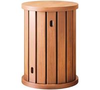 GTHTUHFD Stackable Wooden Stools - Round Nesting Tables For Living Room, Dining, Balcony, Space-Saving Bar Chairs, Modern Multi-Functional Furniture For Small Spaces,4