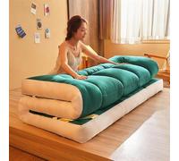 GTHTUHFD Table Japanese Futon Mattress Thick Roll Up Floor Bed Portable Folding Camping Pad Lightweight Guest Sping Mat Breathable Travel Mattress For Couch,5-180x200cm/71x79inch
