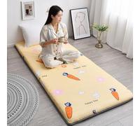 GTHTUHFD Thick 5Cm Soft Japanese Floor Mattress Portable Roll Up Futon Bed Pad Foldable Camping Couch Mat Cozy Sp Solut For Home Travel & Guests,4-180x200cm/71x79inch