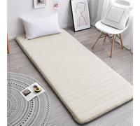 GTHTUHFD Thick 5Cm Soft Japanese Floor Mattress Portable Roll Up Futon Bed Pad Foldable Camping Couch Mat Cozy Sp Solut For Home Travel & Guests,1-80x190cm/33x75inch