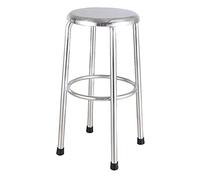 GTHTUHFD Thickened Stainless Steel Small Round Stool, Household Dining Chair, Bar Table, School Laboratory, Workshop Stool, Nurse Operating Stool,45Cm,60cm