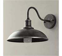 GTHTUHFD Wall Light Retro Industrial Black Wall Sconce Outdoor Wall Lantern Waterproof Wall Lamp Gooseneck Barn Lights Outside Led Light Fixtures Compatible With Porch Front