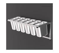 GTHTUHFD Wall-Mounted Se Rack Set For Kitchen Nizat - Perfect For Se Sto Space-Saving Design And Easy Access To Seasonings.,Argento-66.7x21x21cm