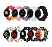 GTHY Compatible With Google Pixel/Pixel 2/Pixel3 41mm Bands Scrunchie Repacement,For women Girls,Elastic Fabric Pattern Wristbands, Soft Cloth Watch Band,Lagre&Small (I, Small)