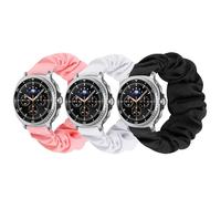 GTHY Scrunchie bands Compatible with Samsung Watch 8 Bands,For Women,Large Small,Replacement Strap,Elastic Fabric Pattern Wristbands Soft Cloth watch band For Watch 8 (H, Large)