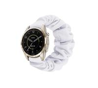 GTHY Scrunchie bands for Garmin fenix 5s 6s 7s pro,elastic band for women Large Small (White, L/M)