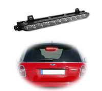 GTINTHEBOX for 2007 2008 2009 2010 2011 2012 2013 2014 Mini Cooper R56 R57 R58 R60 High Mount 3rd Brake Light Black Chrome Lens Red Led