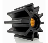 Gtion 17937-0001 Compatible with Jabsco 17937-0001-P, Neoprene, Drive Type 7, 10 Blade, 2-9/16 Diameter, 2 Width, 5/8 Shaft, Brass Insert