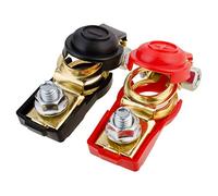 GTIWUNG 1 Pair Battery Quick Release Connectors, Quick Disconnect Terminals, Pole Terminals Screw Battery Clamp Connection Boat/Truck/Car/Van