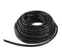 GTIWUNG 15 Meter Black Cable Tidy Wrap Cable Management System Cutable Flexible Cable Tidy Tube Spiral Cable Tidy Sleeves for TV Wire Computer Cable on Home or Office