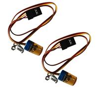 GTIWUNG 2pcs 4.8-6V Yellow Size 15x9mm Gyro Light for Model Making LED Headlamp RC Accessories for Tamiya RC Tamiya RC Tamiya RC Tamiya RC Truck