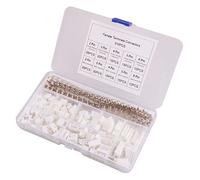 GTIWUNG 480Pcs JST Connector Kit with 2.54mm JST-XH 2/3/4/5/6 Pin Housing Female and Male Connector Plug, Pin Terminal Connector, JST Adapter Cable Connector Socket Male and Female, Crimp DIP Kit