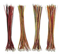 GTIWUNG 60PCS Mini Micro Jst 2.0 Ph 2-Pin/ 3-Pin/ 4-Pin/ 5-Pin Connector Plug Male With 150mm 24AWG Cable