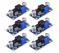 GTIWUNG 6Pcs XL6009 Adjustable Step-up DC-DC Boost Voltage Converter Power Module, DC3.0-30V to DC5-35V Output Voltage Power Converter Circuit Board Module