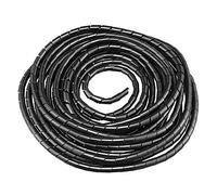 GTIWUNG 7.5M 24.6Ft Cable Tidy Wrap Cable Management System Cutable Flexible Cable Tidy Tube Spiral Cable Tidy Sleeves 12mm/0.47'' for TV Wire Computer Cable on Home or Office, Black