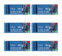 GTIWUNG Pack of 6 1 Channel 5 V Relay Module with LED Display, One Channel Relay Module 5 V, 1 Channel Relay Board, One Channel Relay Module Board Shield for PIC AVR DSP ARM MCU for Arduino Relay