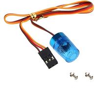 GTIWUNG RC Car LED Light, Head Lamp Flashing RC Accessory for 1:14 RC Car, Tamiya Tractor, Engineering Truck, 4.8-6V, 15x9mm, Blue