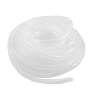 GTIWUNG Universal Flexible Spiral Sleeving, 8mm, Spiral Cable Winding Tube Storage Kit to Protect TV/PC/USB/TV/AUX Antenna Cable (12m) White