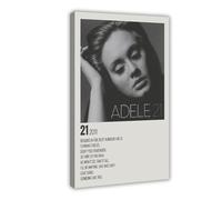 GTJF ADELE 21 90s Vintage Poster Canvas Poster Wall Art Decor Print Picture Paintings for Living Room Bedroom Decoration Frame-style 20x30inch(50x75cm)