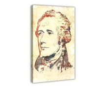 GTJKSX Alexander Hamilton Canvas Poster Wall Art Decor Print Picture Paintings for Living Room Bedroom Decoration 24x36inch(60x90cm)