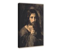 GTJKSX Christian PHOTO PRINT JESUS CHRIST Religion Orthodox Icon Canvas Poster Bedroom Decor Landscape Office Room Decor Gift 24x36inch(60x90cm)