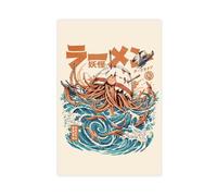 GTJKSX DK Great Ramen of Kanagawa Canvas Poster Bedroom Decor Landscape Office Room Decor Gift 20x30inch(50x75cm)