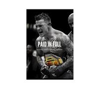 GTJKSX Dustin Poirier 'Paid in Full' UFC Champion Canvas Poster Bedroom Decor Landscape Office Room Decor Gift 08x12inch(20x30cm)
