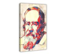 GTJKSX Galileo Galilei Canvas Poster Wall Art Decor Print Picture Paintings for Living Room Bedroom Decoration 24x36inch(60x90cm)