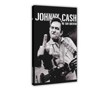 GTJKSX JOHNNY CASH Canvas Poster Bedroom Decor Landscape Office Room Decor Gift 24x36inch(60x90cm)