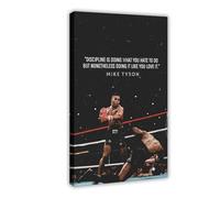 GTJKSX Mike Tyson Canvas Poster Bedroom Decor Landscape Office Room Decor Gift 20x30inch(50x75cm)