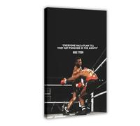 GTJKSX Mike Tyson Canvas Poster Wall Art Decor Print Picture Paintings for Living Room Bedroom Decoration 20x30inch(50x75cm)