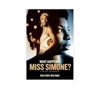GTJKSX What Happened, Miss Simone Canvas Poster Wall Art Decor Print Picture Paintings for Living Room Bedroom Decoration 08x12inch(20x30cm)