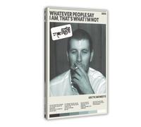 GTJKSX Whatever People Say I Am, That's What I'm Not- Music Album Poster Canvas Poster Bedroom Decor Landscape Office Room Decor Gift 16x24inch(40x60cm)